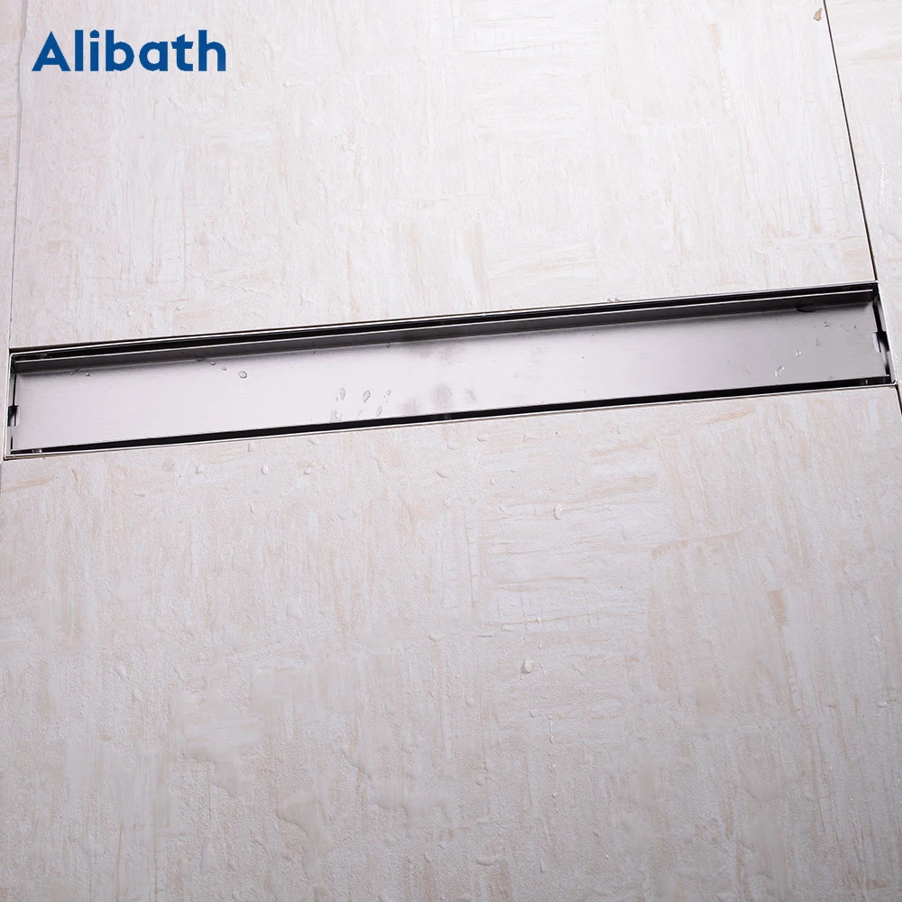 Imagem -03 - Retangular Linear Anti-odor Dreno de Piso 304 Invisible Shower Tile Insert Hardware Banheiro 50cm Aço Inoxidável