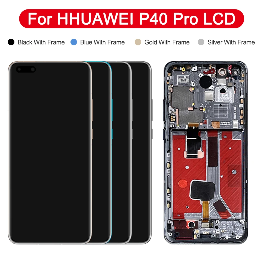 High Quality  AMOLED   TFT  Display Replacement For Huawei P40 Pro LCD Touch Screen Digitizer Assembly For Huawei P40Pro Display