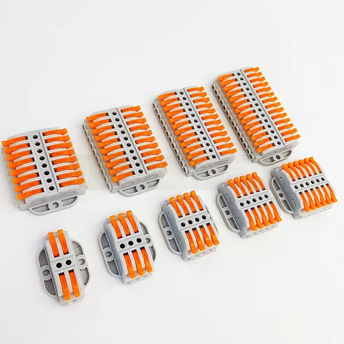 Imagen 2 del producto Conectores de cables SPL-22-2 Bloque de terminales Conector rápido push-in Conector de cableado de acoplamiento Enchufe eléctrico en conector de cable rápido