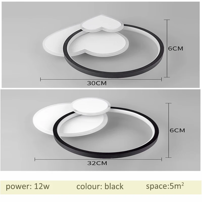 Nordic Bedroom LED Ceiling Lights Corridor Ceiling Lamp Cloakroom Aisle Ceiling Light Living Room Remote Control Lighting