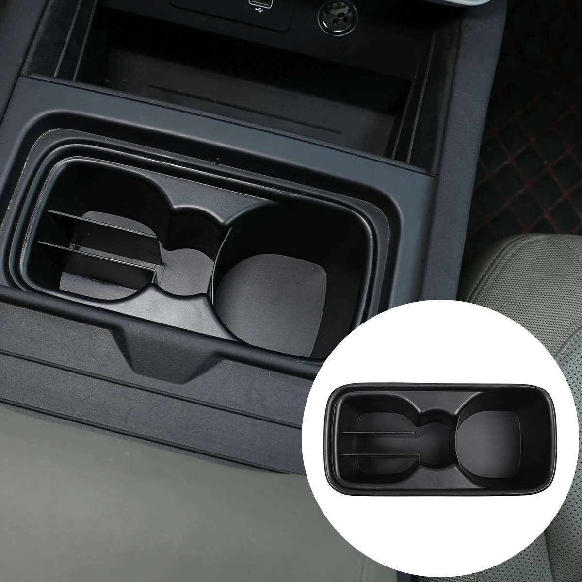 

Car Central Storage Trim For Land Rover Defender 90 110 20-22 ABS Accessories Cup Holder Compartment Storage Box Car Decoration