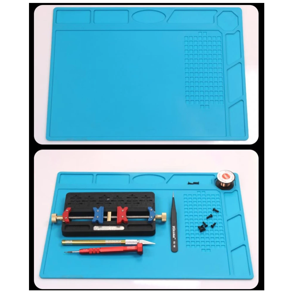 Heat Insulation Working Mat Heat-resistant Soldering Station Repair Insulation Pad Insulator Pad Maintenance Platform