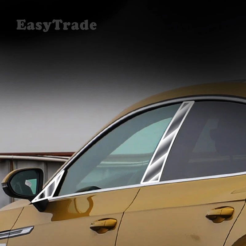 

TPU Transparent Film Car Side Window Center Pillar Trim Center Panel Decoration Sticker For Volkswagen VW Arteon 2021 2020 2019