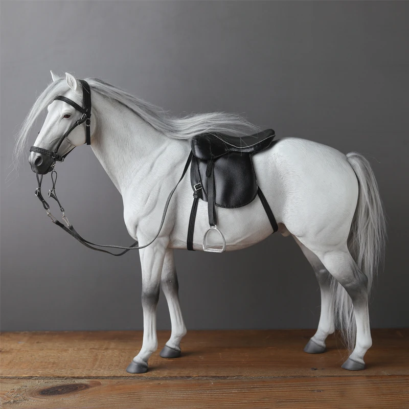 Hand-made simulation Hannover warm-blooded horse ornaments home living room office villa hotel decoration craft collection