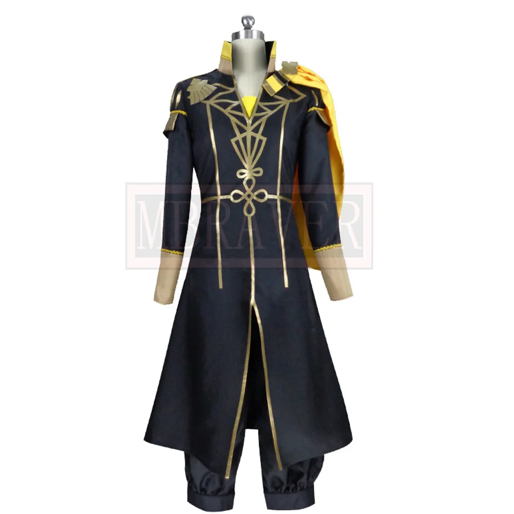 Fire Emblem: Three Houses Claude Von Regan Cosplay Costume Halloween Uniform Outfit Customize Any Size