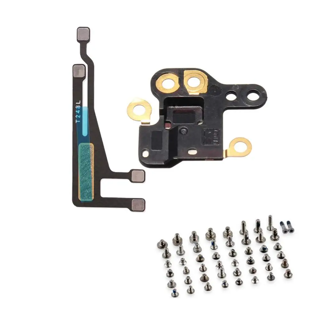 MHCAZT GPS Antenna and WiFi Signal Flex Ribbon Cable Replacement Kit  + full set Screws for iPhone 6