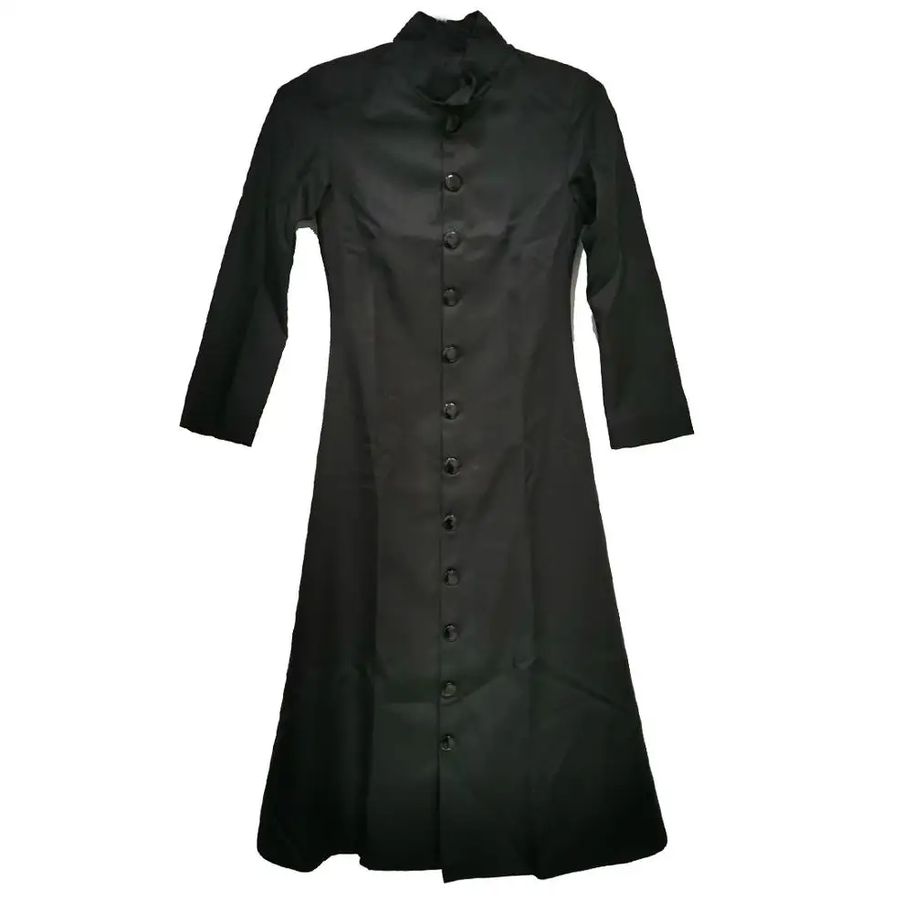 

2021 The Matrix Cosplay Customised Black Cosplay Costume Neo Trench Coat Only Coat