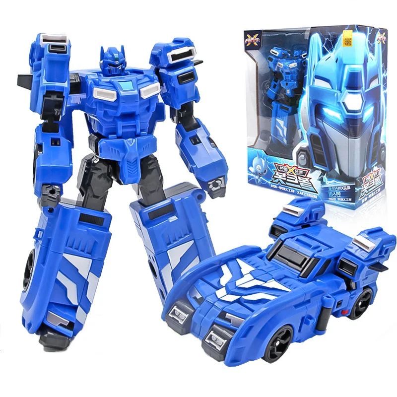 Mini Force Transformation Robot Toys Action Figures MiniForce X Simulation Car Airplane Deformation Mini Agent Toy