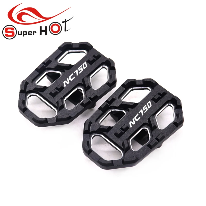 For Honda NC750S NC750X NC 750X 750S Motorcycle Accessories Billet Wide Foot Pegs Pedals Footrest Enlarge Footpeg