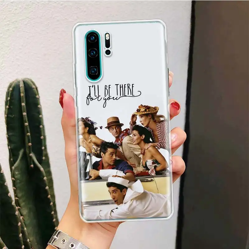 Funda de teléfono con llamadas de silicona para serie de Tv Friends, para Huawei Y5 Y6 Y7 Y9 Honor 10 Lite 9 8A Pro 8S 8X P Smart Z 2019 9X 10i