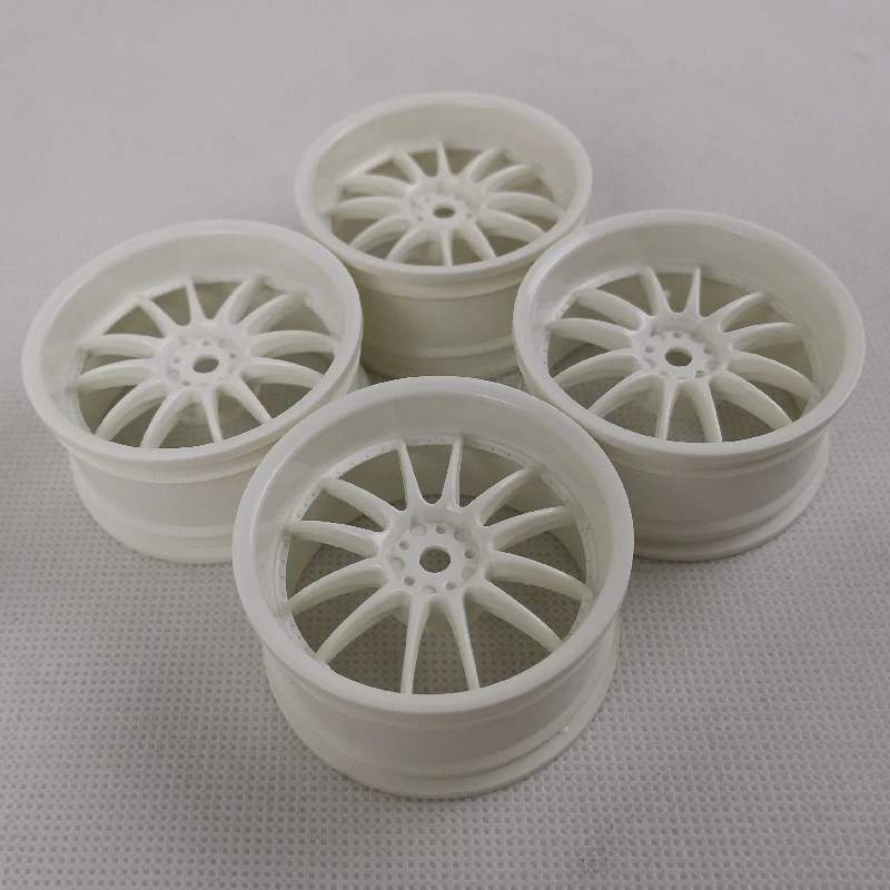 4pcs 3/9mm Offset RC Car 1/10 Scale Plastic Wheels Rims Drift On road Touring Model Hobby