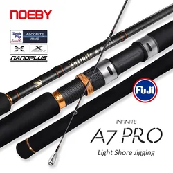 NOEBY Shore Jigging Fishing Rod 2.49m 2.75m 2.9m Fuji Guide Reel Seats Inshore Jigging Spinning Rod Saltwater Fishing Rod