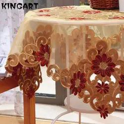 Wedding Table Cloth Party & Banquet Lace Tablecloth Round Square Dinner Table Cover Coffee Lace Table Runner Track On The Table