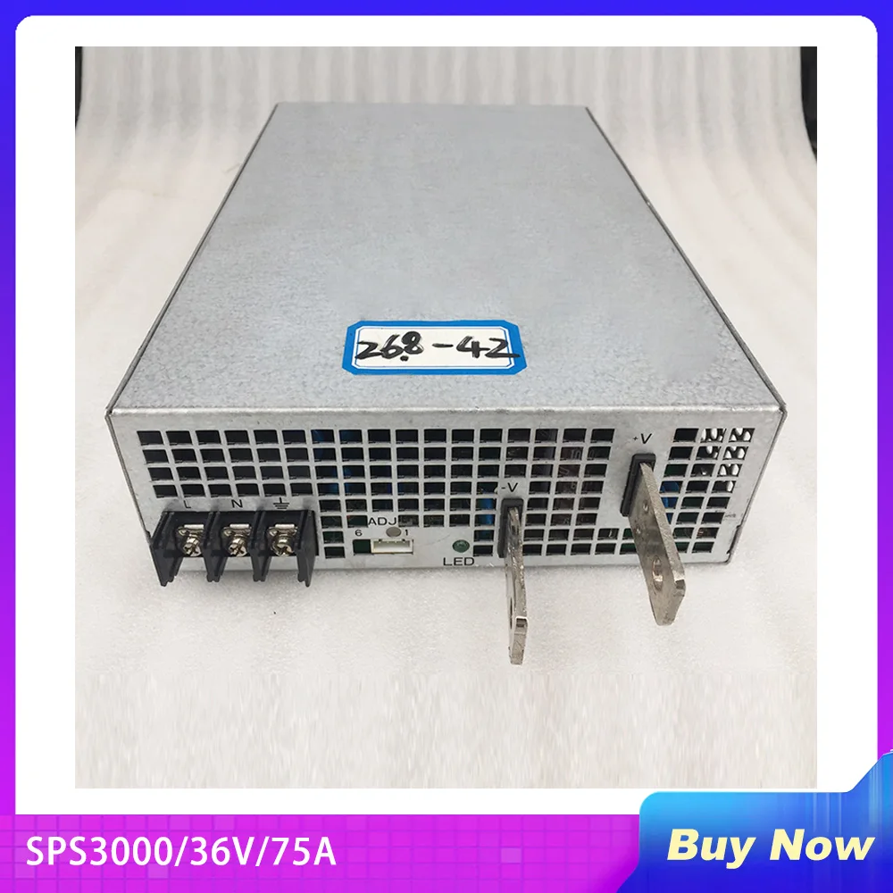 High-power Supply For SPS3000/36V/75A 3000W 26.8V-42V Adjustable Voltage Perfect Test