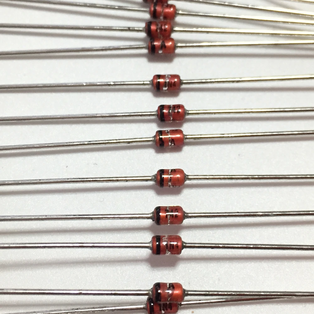 100 개/몫 1N4741A 1N4741 11V 1W DO-41
