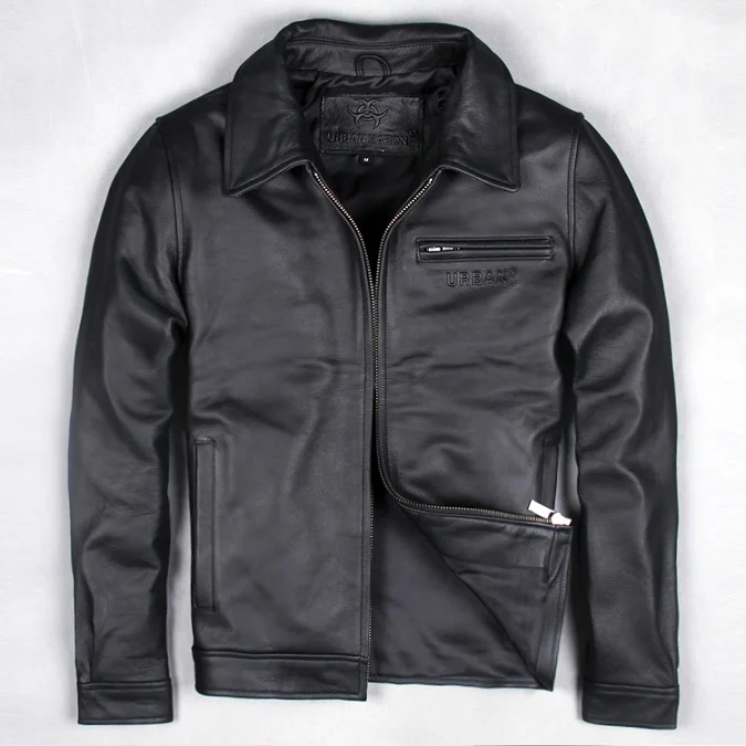 Brand Free shipping.EMS new men cowhide Jackets,men's genuine Leather jacket.casual homme Fitness coat.quality sales