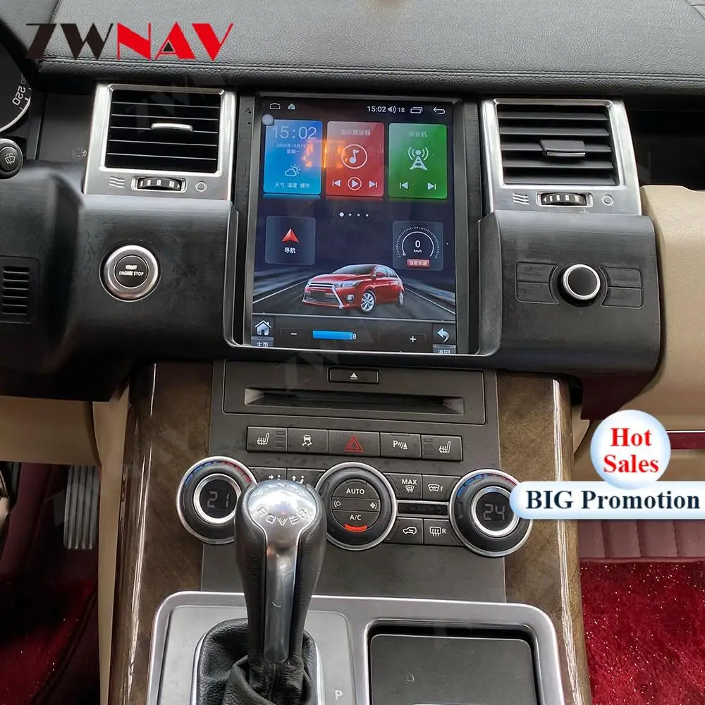 

Автомобильный мультимедийный стерео-плеер Tesla Carplay Android 128, 6 + 10,0 ГБ, для Land Rover Range Rover 2010 2011 2012 2013 GPS IPS