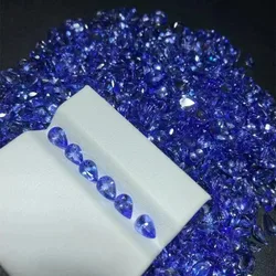 5A Quality4*6mm Natural 100%  Light Purple Tanzanite Stone for DIY for  Jewelry Making