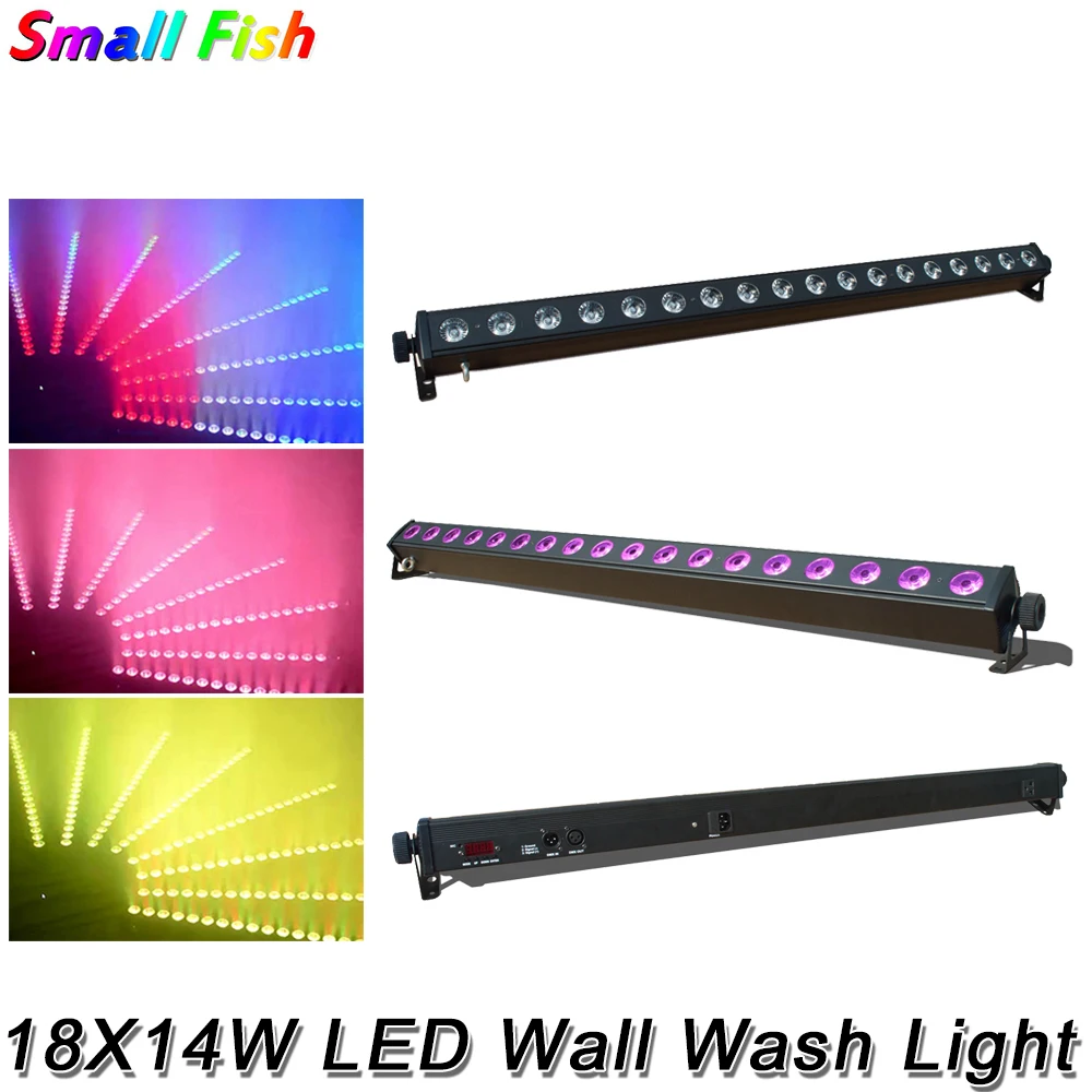 

Прожексветильник светодиодный настенный DMX512, 10 шт., 18x4 Вт, RGBW, 4 в 1