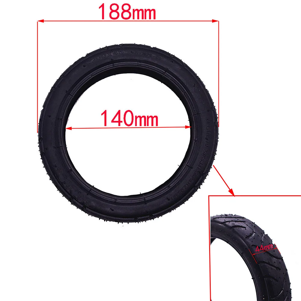 8-inch 200x45 Tire Inner Tube fit Electric Scooter Razor Scooter E-Scooter folding Razor E-Scooter