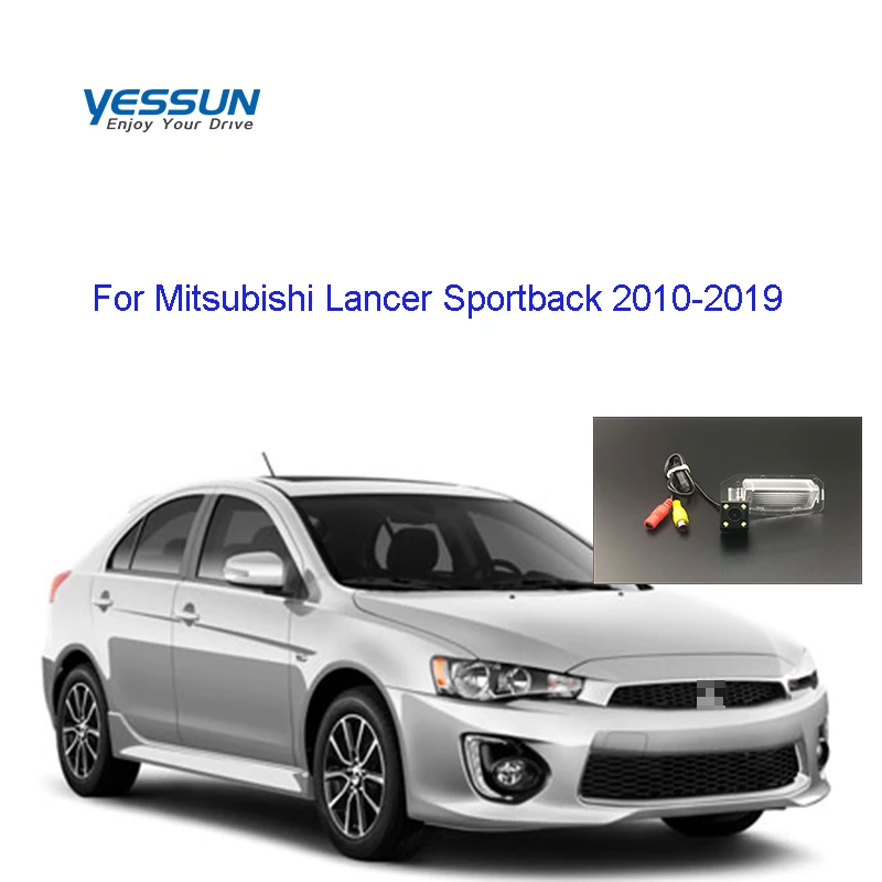 

Камера заднего вида FHD и видео RCA PNP, разъем жгута проводов для Mitsubishi Lancer Sportback 2010-2019 с заводским автомобильным монитором, головное устройство