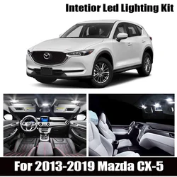 9X White Canbus led Car interior lights Package Kit for 2013 2014 2015 2016 2017 2018 2019 Mazda CX-5 CX5 led interior lights