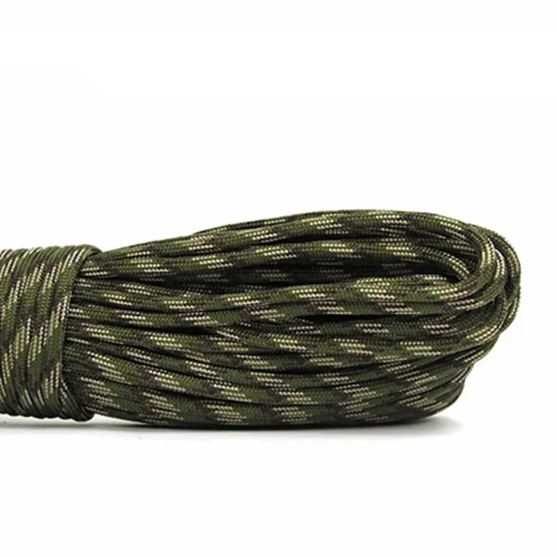 Colors Paracord 550 Rope Type III 7 Stand 5M 10M Paracord Cord Rope Survival kit Wholesale Climbing Camping Hiking Clothesline image 2