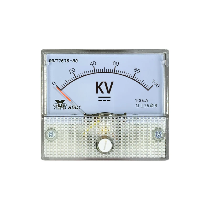 85c1 DC high voltage voltmeter 5kV 10kV 20kV 50kV 100kV pointer voltmeter resistance kilovoltmeter detection high voltage instal