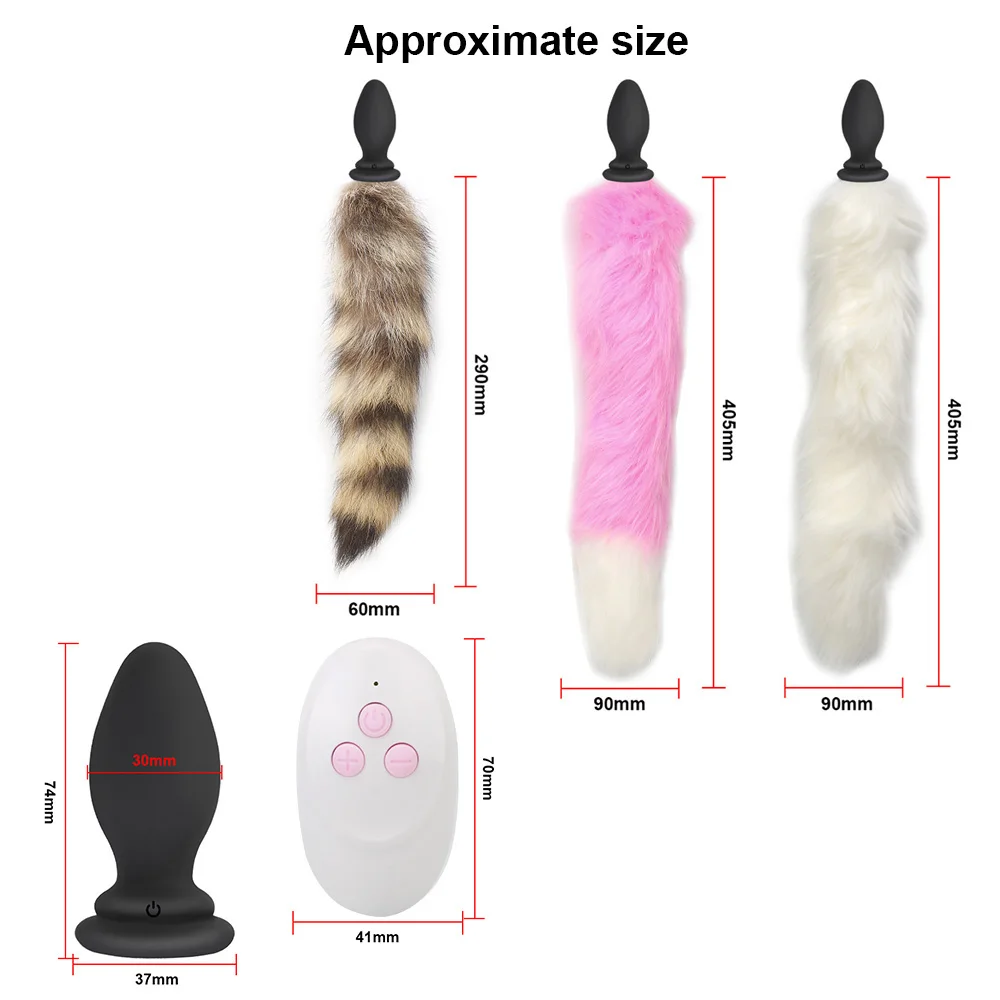 Fox Tail Plug Anal para Mulheres, Vibradores Sem Fio, Dilator Butt, Expansor, Casal Flirt Tool, Sex Toy, Jogos Adultos, Produtos Eróticos