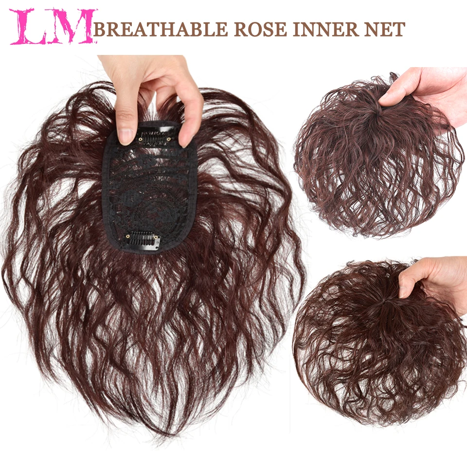 LM Bangs Hair 3D Air Hair Bangs Fringe Clip In Bangs Hair Extensions Wigs Hair Pieces Bangs Toupees Toppers For Hair Loss