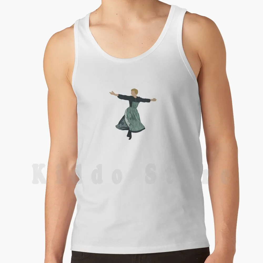 Julie Andrews In The Sound Of Music Tank Tops Vest 100% Cotton Baronin Maria Von Trapp Sound Of Music Julie Andrews