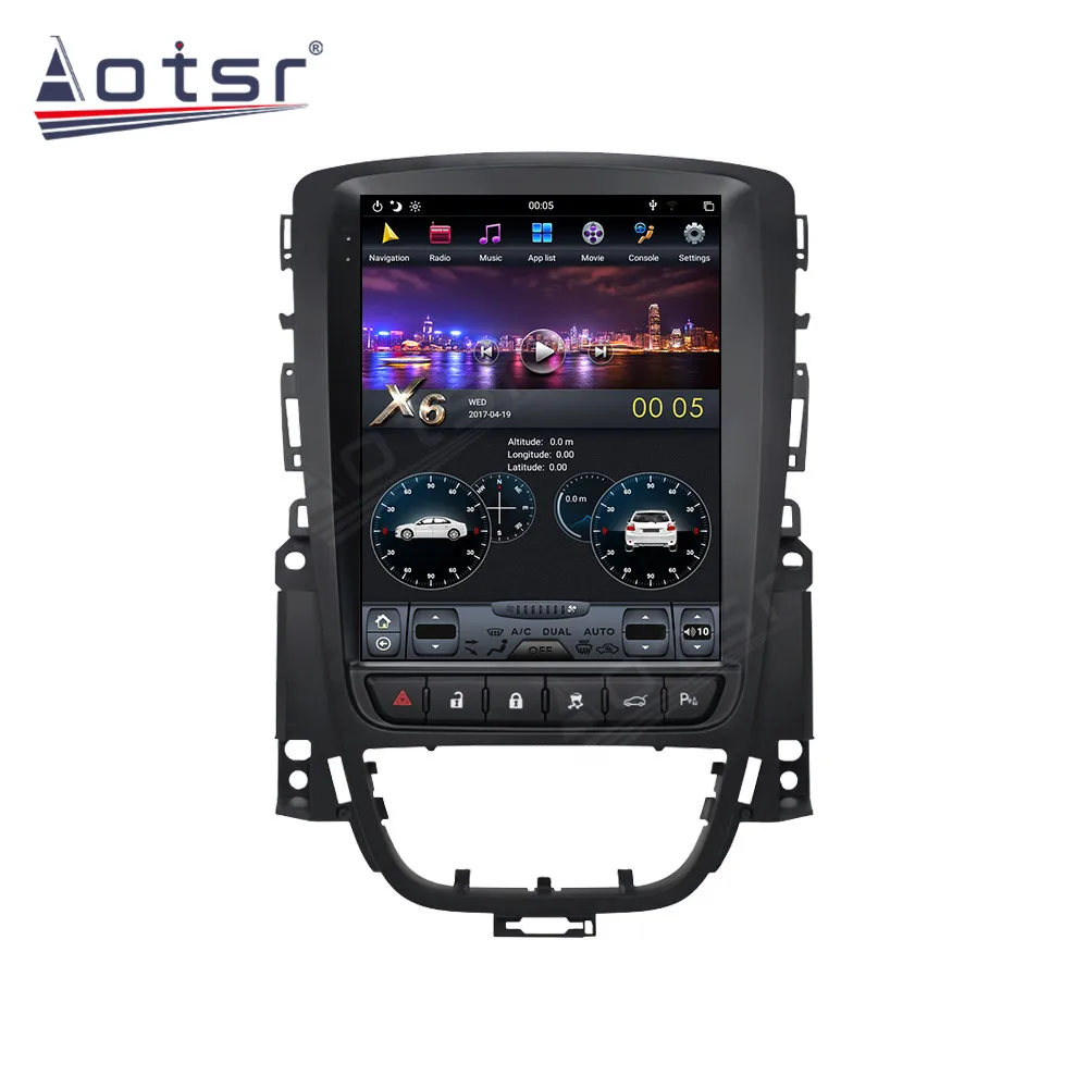 For Opel Astra J 2012-2014 Android 9 Car Radio Gps Navigation Multimedia Player 2din Auto Stereo Receiver Head Unit