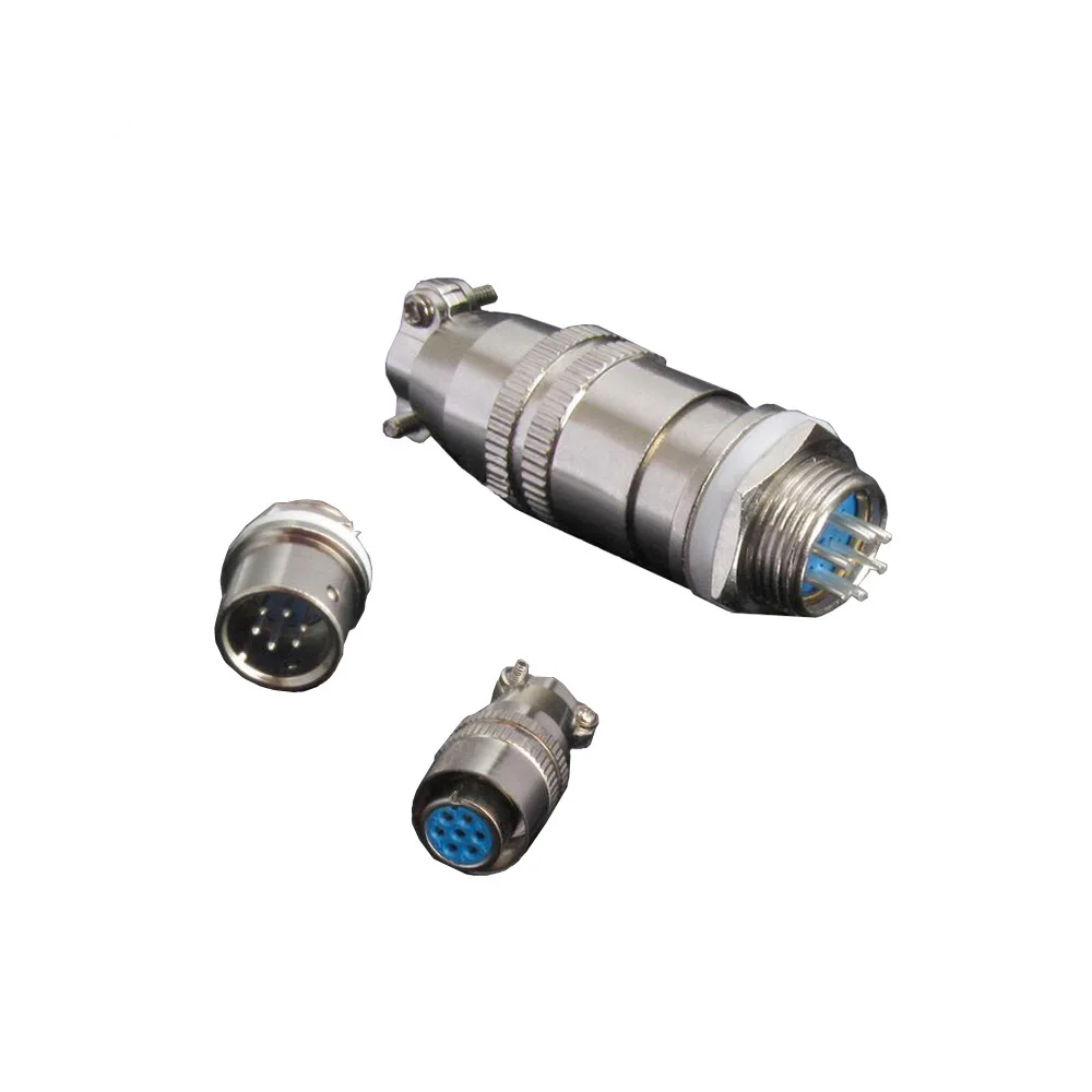 6 PIN 12mm XS12-6 Screw Aviation Connector Plug,XS12J6Y,XS12K6P,The aviation plug Cable connectors,AC/DC circuit