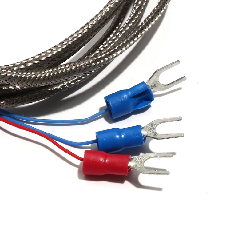 LUJINXUN PT100 Зонд термопары 5 мм для ПИД-регулятора температуры Термостат 1 м/2 м/3 м/4 м/5 м Экранированный провод M8x1,25 Резьба 1 шт.