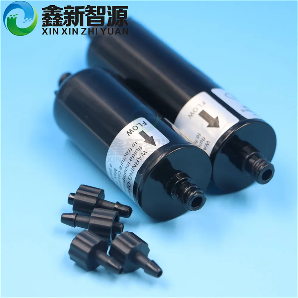 4PCs Cylindrical Ink filte for Myjet Allwin Solvent printer HY-F-A Black filter For UV Ink Inkjet Printer Long Filter