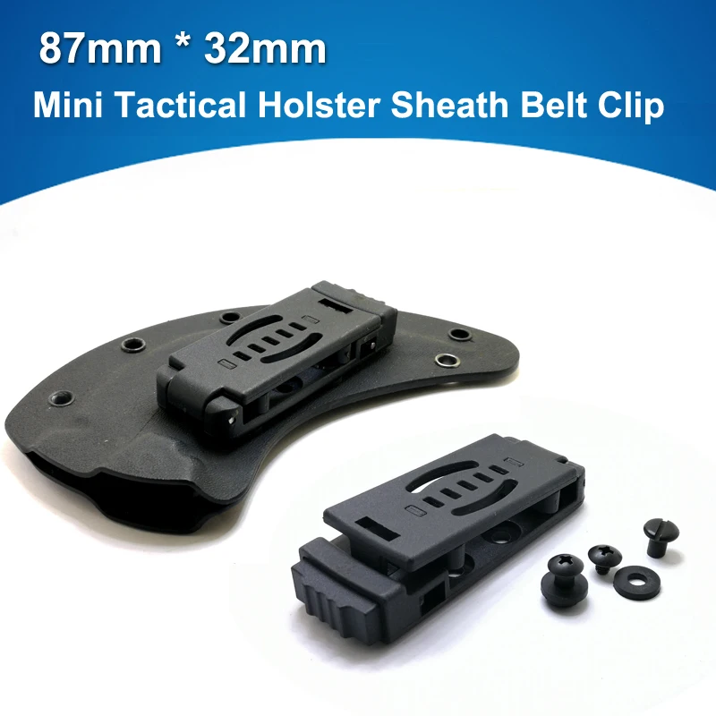 1pcs  Mini  tacticat clip Tek Lok Belt black Clip For Knife Kydex Sheath Holster DIY Outdoor Tool