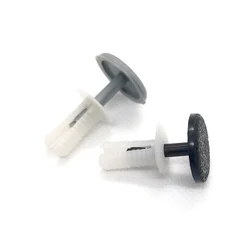 100Pcs 8mm Expanding Plastic Rivet Car Trunk Push Retaining Clips Gray Black for Fender Roof Door Panel Auto Trim