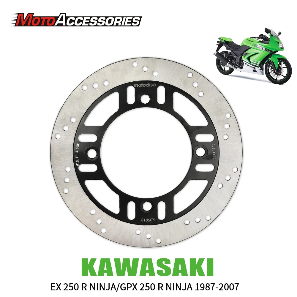 

For Kawasaki Motorcycle GPX250R 1988-2004 2005 2006 2007 Brake Disc Rotor Rear MTX Motorcycles Street Bike Braking MDS03006