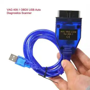Nejkvalitnější diagnostický kabel VAG-COM 409.1 Vag.com Kkl OBD2 USB pro diagnostické rozhraní VW A-Udi S-Eat 12 nejlepší prodej šestihranná nádobka VAG COM 12.12 - №8