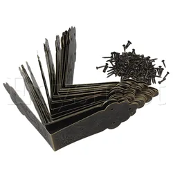 10PCS Vintage Corner Protectors Building Hardware Table Edge Cover DIY 134x31MM