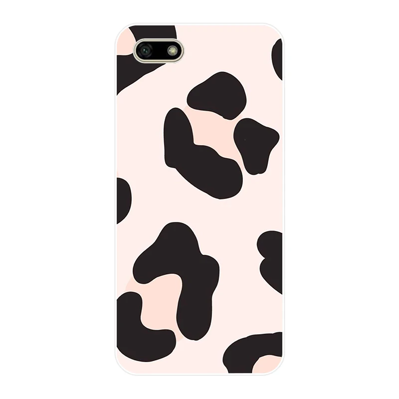 333FG Leopard print and polka dot zebra Soft Silicone Tpu Cover Case for huawei Honor 7a 5.45 pro 5.7 7c 7x y5 2018 case