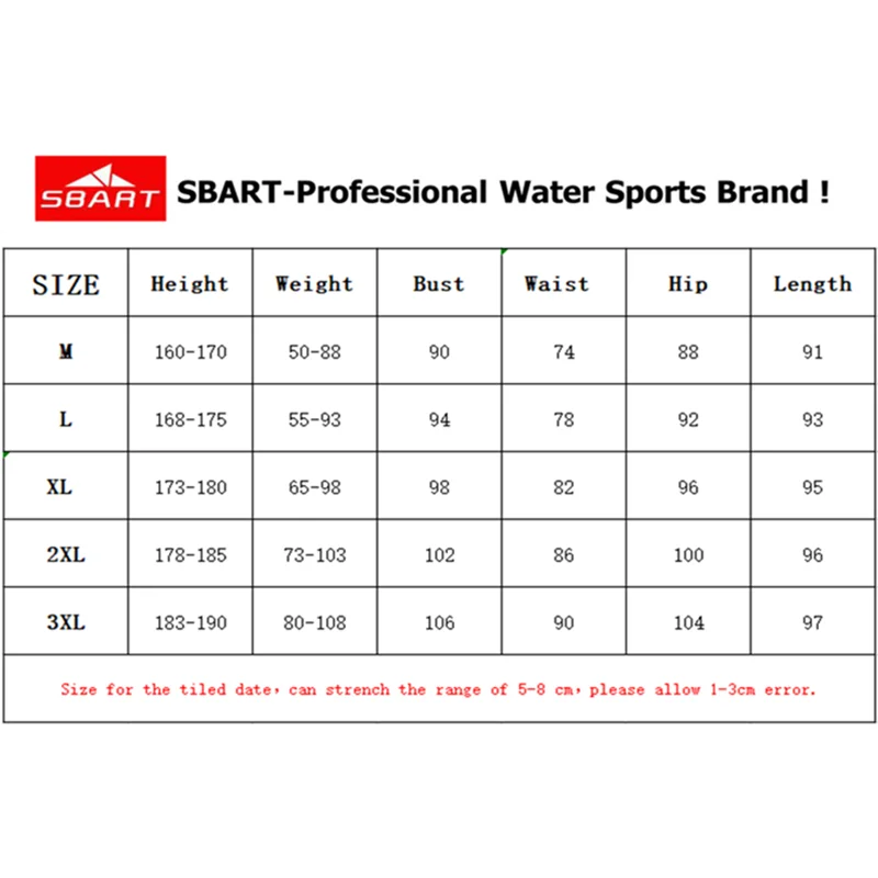 SBART 2mm Neoprene Wetsuit Swimwear Men Short Sleeve Patchwork Swimsuit Scuba Diving Suit One Piece Surfing Jellyfish Dive Cloth