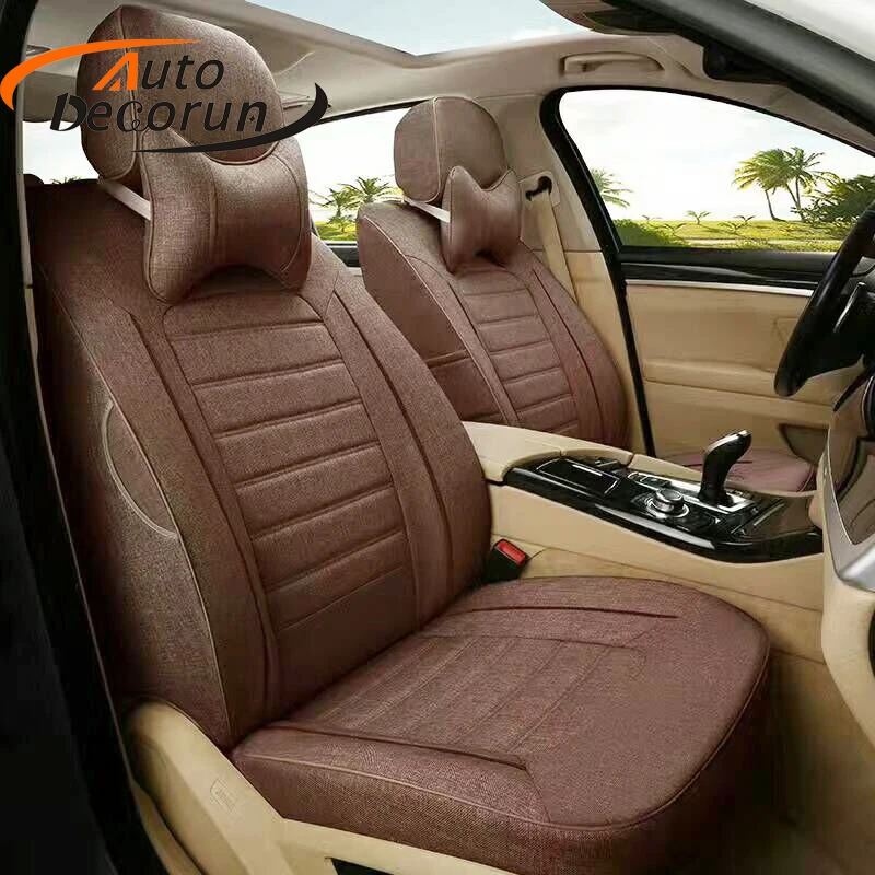 Custom Fit Luxury Cover Seat for BMW 2 Series Accessories Seat Covers Set Linen Fabric Car Cushion Supports Protection 2014-2017