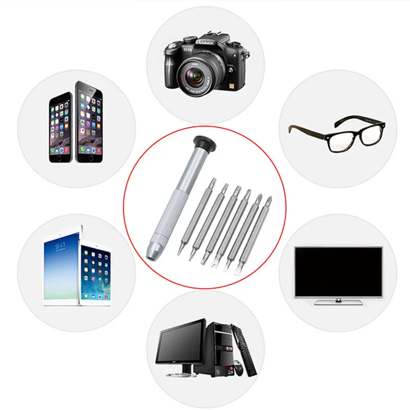 Screwdriver Set 7 in 1 Torx Multifunctional Opening Repair Tool Set Precision Screwdriver For Phones Tablet PC Glasses Tools