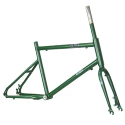 Ultralight Bicycle Frame, Aluminum Alloy Frame with Front Fork, High-Carbon Steel, Road Bike Frameset Parts 451, 20 Inch