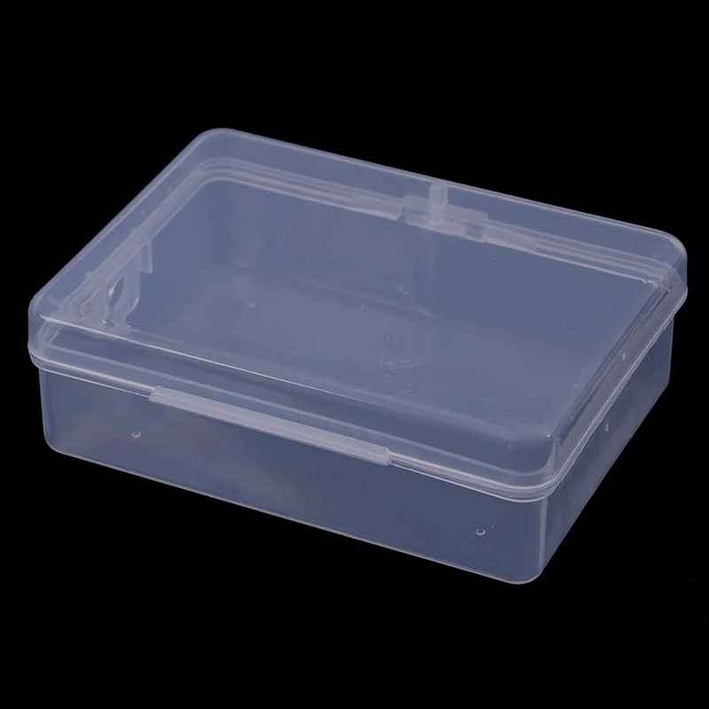 Hot Selling Cheap Wholesale Small Portable Transparent Plastic Storage Box Clear Square Multipurpose Display Case 9cm*6.5cm*3cm