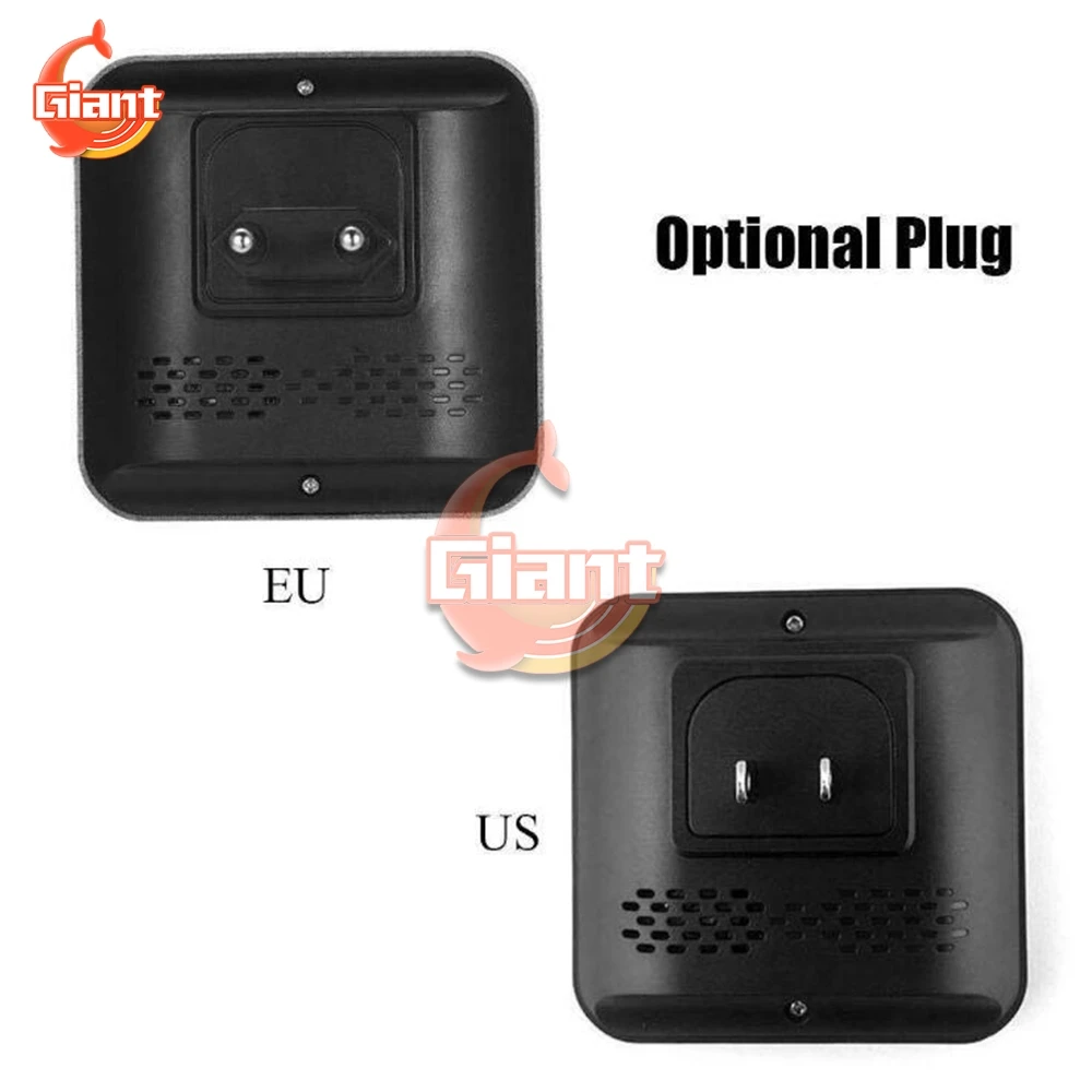 US EU AU Plug Doorbell Receiver Wireless Ding Dong Doorbell Smart Dingdong Machine Door Ring Use with Wireless Video Doorbell