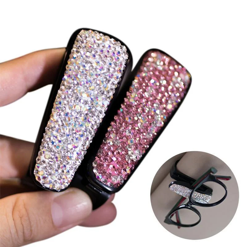 Auto Clip Car Visor Sun Glasses Wallet Ticket Receipt Clip Glasses Case Interior Accessories