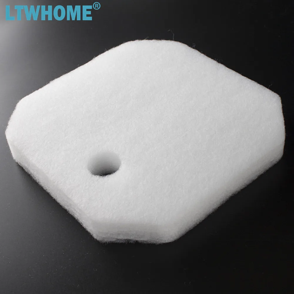 LTWHOME Replacement White Fine Filter Pad Fit for Eheim 2616265 Professional Pro 2 2226/2326/ 2026/2128 and Experience 350