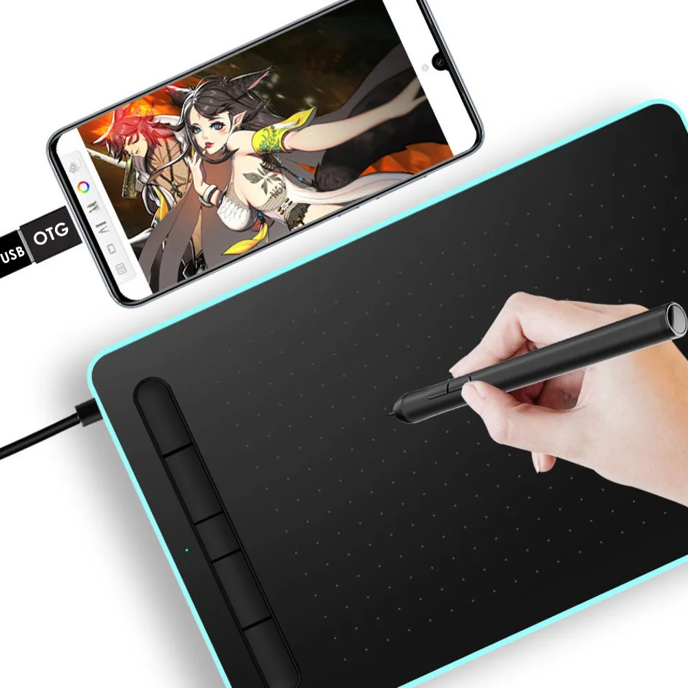 Computer peripherals Digital Graphic Tablet Writing Drawing Painting Pad for Android Phone Laptop Digital Graphic Tablet